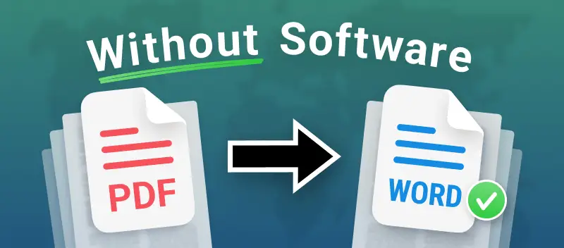 Come Convertire un PDF in Word Senza Software